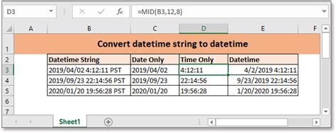 Excel Formula Convert Datetime String To Datetime