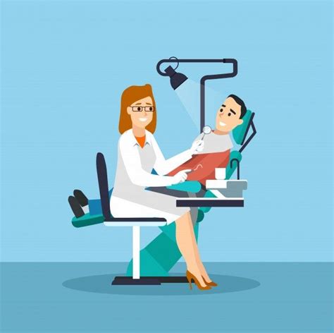 Mujer Del Dentista Que Sostiene Los Instrumentos Y Que Examina Al