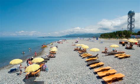 Beach On Black Sea In Batumi Georgia Stock Photo Download Image Now Pharmakon Dergi