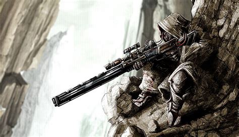 Anime Sniper Hd Wallpaper All Wallpapers Desktop