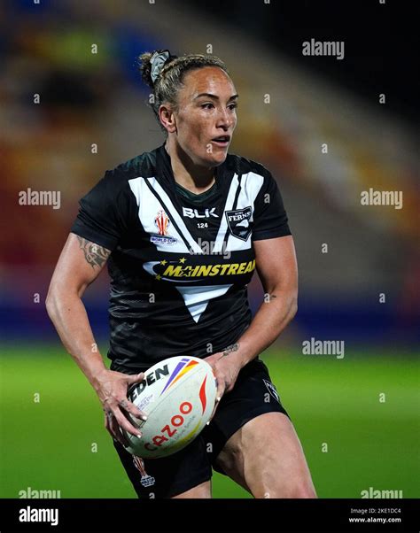 New Zealands Krystal Rota During The Womens Rugby League World Cup