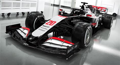 Haas Unveils Its Vf 20 Racer For The 2020 F1 Season Carscoops