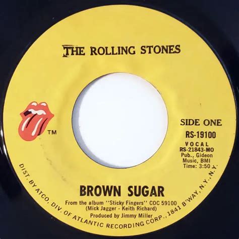Album Brown Sugar De The Rolling Stones Sur Cdandlp
