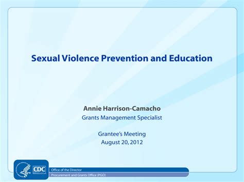 cdc presentation national sexual violence resource center