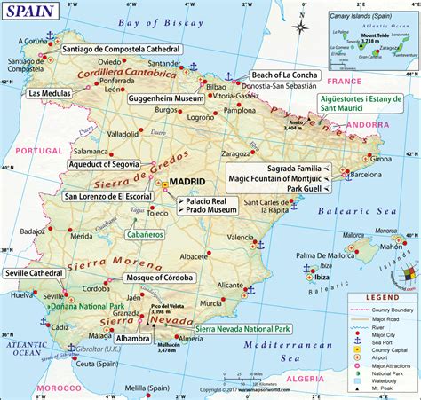 Spain Map 