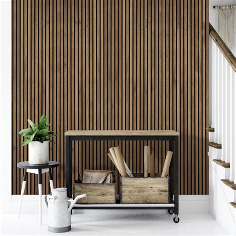 Acupanel® Natural Rustic Oak Acoustic Wood Wall Panel | Wall Paneling