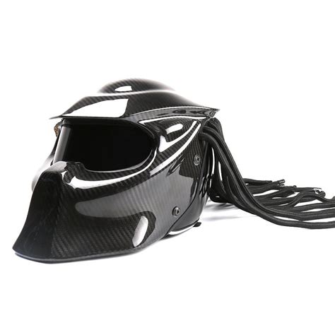 Designed with moto gp riders, this one is all about track riders, giving them the quality and safety they need. DOT Certified Predators Carbon Fiber Motorcycle Helmet ...