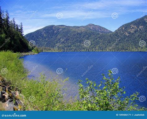 Cameron Lake In Macmillan Provincial Park Near Parksville Vancouver