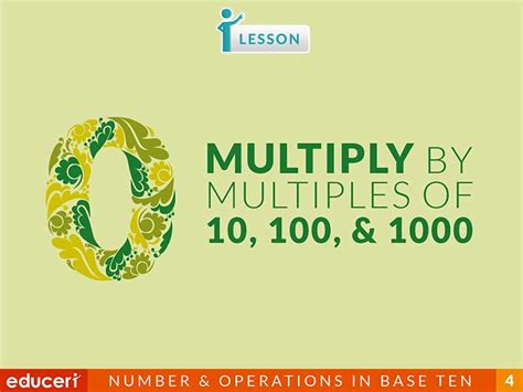 Что было бы если бы я был девушкой? Multiply by Multiples of 10, 100, and 1000 | Lesson Plans