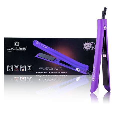 Platinum Genius Heating Element Hair Straightener with 100% Ceramic Pl
