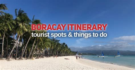 3 Days In Boracay Ultimate Boracay Itinerary Things To Do And Where To