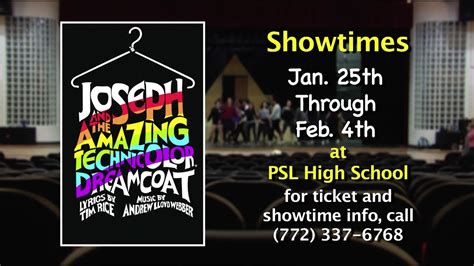 Psl Living Psl High School Presents Joseph And The Amazing