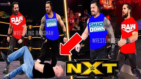 Roman Reigns And Seth Attacks Triple H Raw And Smackdown Invades Nxt