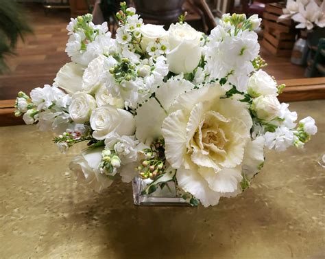 Elegant In White In Yucca Valley Ca Cactus Flower Florist And Farms