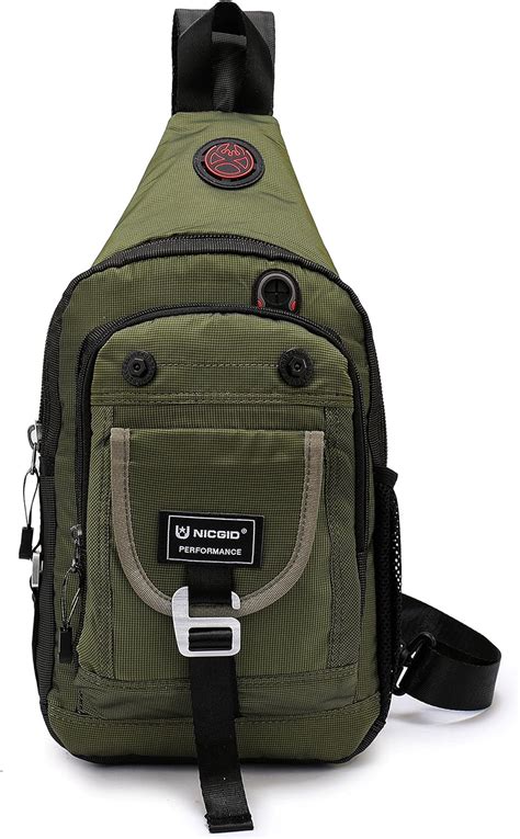 Nicgid Sling Bag Chest Shoulder Backpack Crossbody Bags For Ipad Tablet Outdoor Hiking Men Women