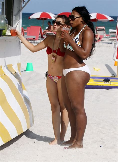 Serena Williams Showing Off Her Big Booty In Bikini On Miami Beach Porn Pictures Xxx Photos