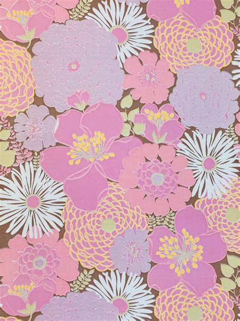 Vintage Pink Floral Wallpaper Vintage Wallpapers Online Shop