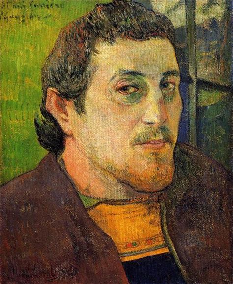 Self Portrait At Lezaven 1888 Paul Gauguin