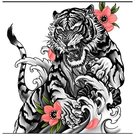 Tiger Tattoo Stencil Tigertattoostencil Tiger Tattoo Sleeve