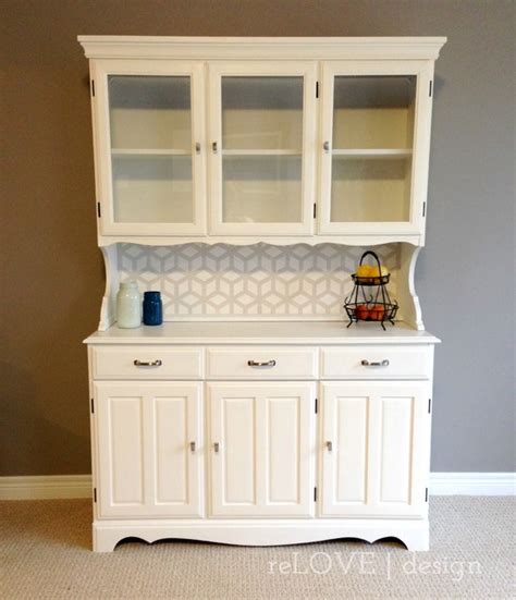 Modern White Hutch Modern China Cabinets And Hutches Other Metro