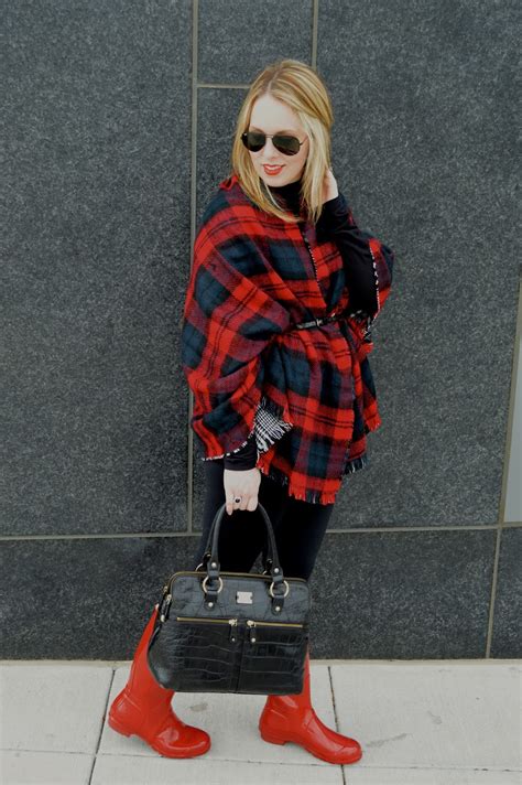 Red Plaid A Blonde S Moment