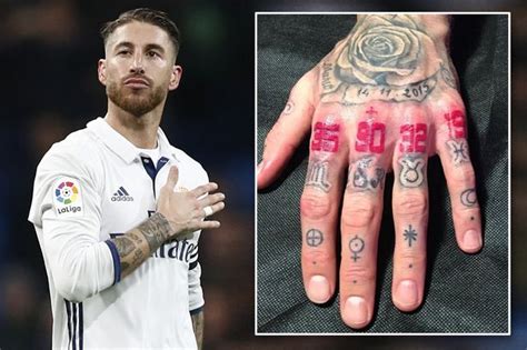 Sergio Ramos Tattoos Hand