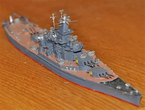 Uss Alabama Plastic Model Battleship Kit 1700 Scale 49608
