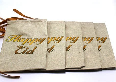 Eid Mubarak Bags For Kids Set Of 5 Eid Mubarak T Bag Etsy