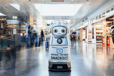 Hello Snackbot Roaming Robot To Sell Snacks And Drinks At Munich Airport Travel Weekly