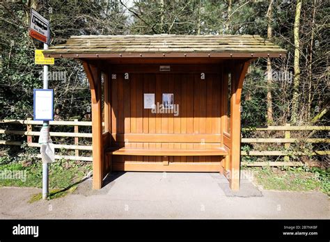 Wooden Bus Stop High Resolution Stock Photography And Images Alamy