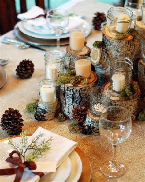 Winter Wedding Centerpieces Winter Wedding Table Christmas Table Settings