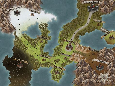 Nordic World Mundo Nordico Inkarnate Create Fantasy Maps Online