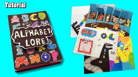 Diy ♥ How To Make Alphabet Lore 7 Types Of Game Book Paper Craft