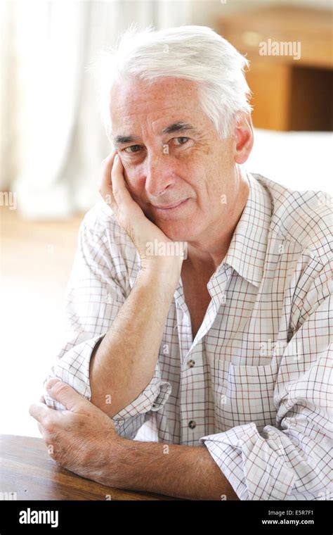 Portrait Of 65 Year Old Man Stock Photo Alamy