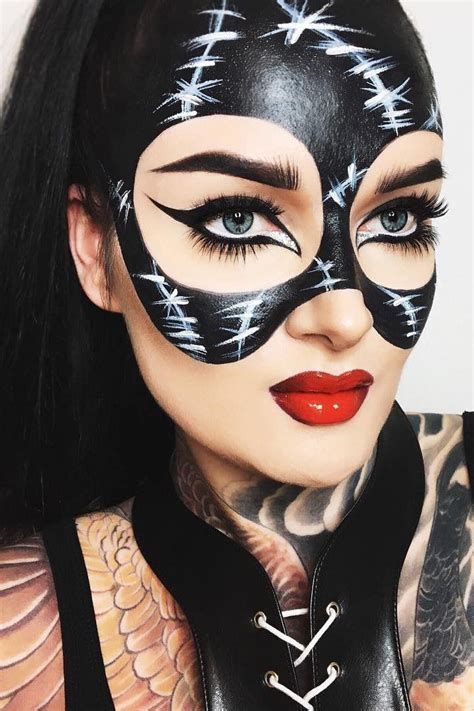 Catwoman Halloween Makeup Ideas Maquiagem Cabelo Fotos