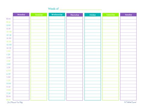 8 Best Images Of 24 Hour Weekly Planner Printable 24 Hour Daily