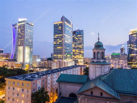 Downtown Of Warsaw Poland Stock Editorial Photo © Magdalena