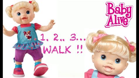Baby Alive Wanna Walk Doll Walking Dancing And Talking Интерактивная