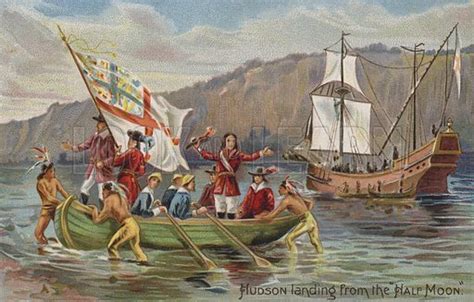 Henry Hudson Landing At Hudson Bay Stock Image Look And Learn