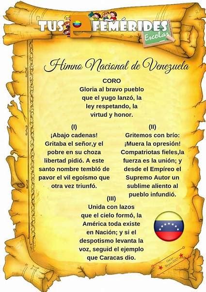 Himno Nacional De Venezuela Información Historia Biografía Y Más
