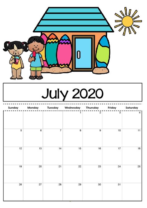 Free Printable Calendar For Kids Calendar Printables Free Templates