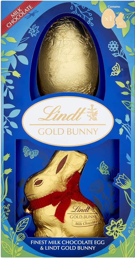 Lindt Milk Chocolate Gold Bunny Easter Egg Including A Lindt Gold Bunny