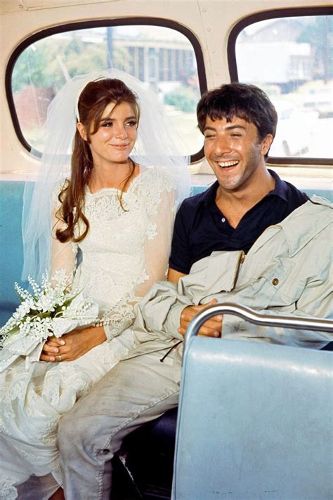 Katharine Ross And Dustin Hoffman Laughing On The Bus In The Graduate