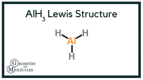 AlH3 Lewis Structure How To Draw The Lewis Structure For AlH3