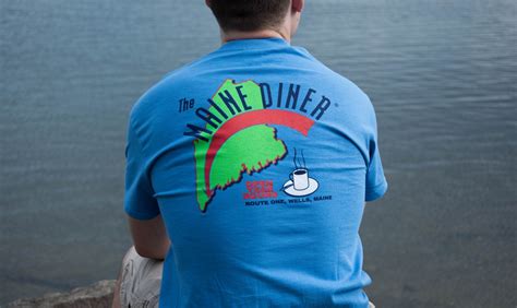 Adult Unisex Locator Maine Diner T Shirt Maine Diner