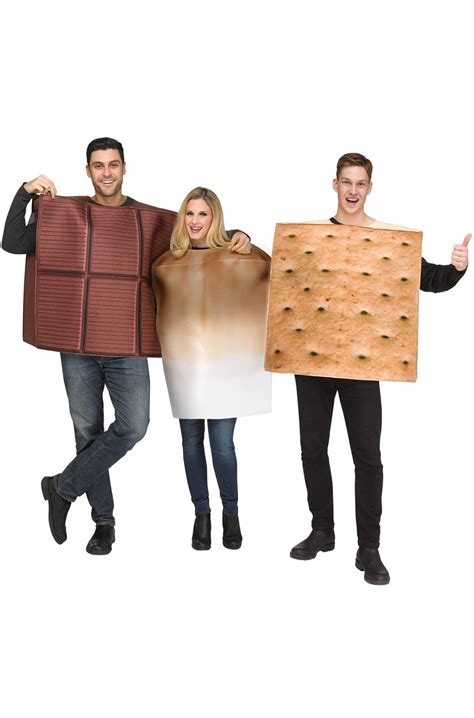 s mores adult costume trio