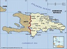 Map of Dominican Republic and geographical facts, Dominican Republic on ...