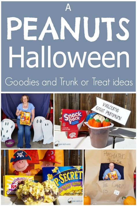 A Peanuts Halloween Goodies And Trunk Or Treat Ideas — Chicken Scratch