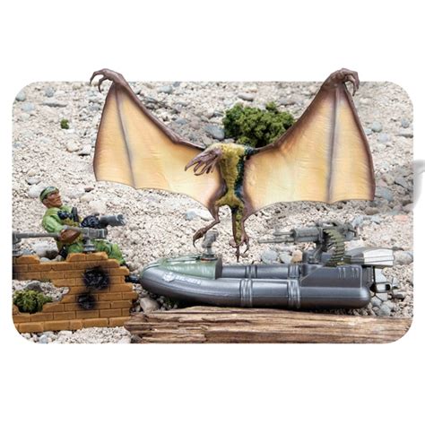 Kong Skull Island Pterodactylus With Boat And Figure Other Action