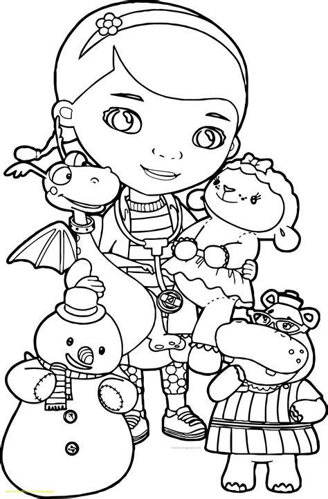 doc mcstuffins printable coloring pages at free printable colorings pages to